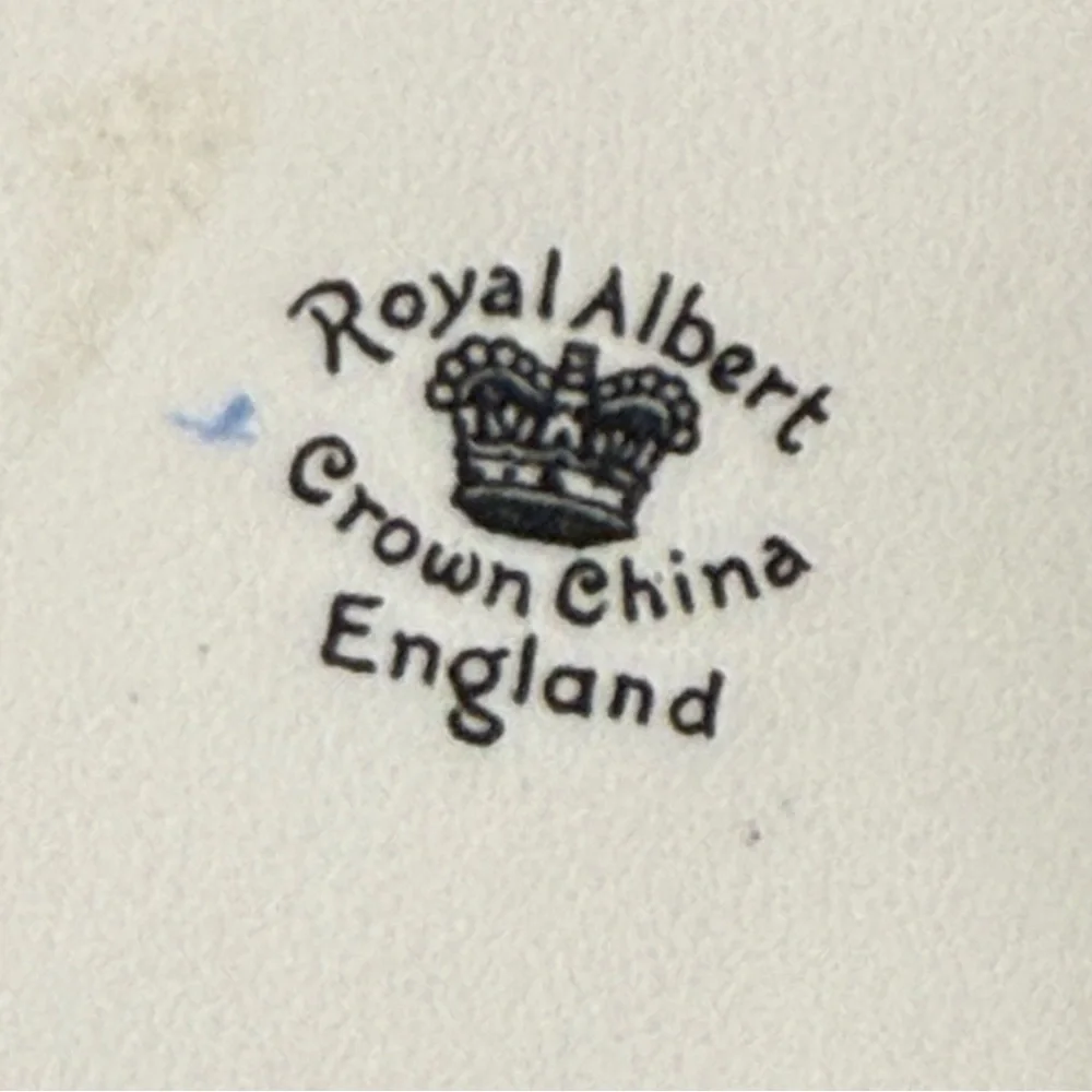 Royal‎ Albert Floral Square Dish - Blue and Gold